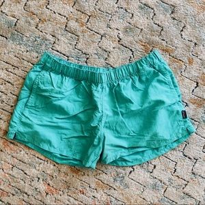Teal Patagonia Barely Baggies (size large)